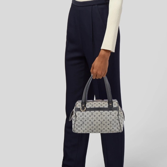 Louis Vuitton Josephine Authentic Canvas Monogram Shoulder Bag Crossbody Vintage - Picture 8 of 9